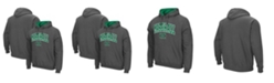 Colosseum Men's Charcoal Marshall Thundering Herd Arch and Logo Pullover Hoodie